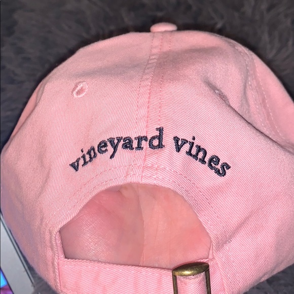 Vineyard Vines Unisex Pink Whale Baseball Hat - Picture 2 of 4